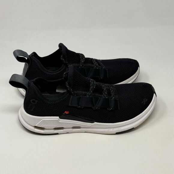 On Running Shoes - On Running Black Sneakers with White Soles